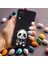 Samsung Galaxy M12 ile Uyumlu Sevimli Panda (0214D) Tasarımlı Siyah Lansman Kılıf 3