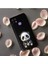 Oppo A15S ile Uyumlu Sevimli Panda (0214D) Tasarımlı Siyah Lansman Kılıf 7