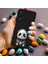 Xiaomi Redmi 9t ile Uyumlu Sevimli Panda (0214D) Tasarımlı Siyah Lansman Kılıf 3