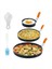 3 Paket Izgarada Kızartma Yumurta Halkası, 3,5 Inç Yumurta Halkası, 6 Inç Krep Kalıbı, 8 Inç Omlet Halkası Yapışmaz (Yurt Dışından) 1