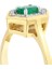 0.10 Karat Zümrüt Taşlı Pırlanta Yüzük 5
