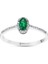 0.10 Karat Zümrüt Taşlı Pırlanta Yüzük 4
