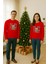 Unisex Happy New Year Yılbaşı Baskılı Yetişkin ve Çocuk Sweatshirt 3 Iplik Şardonlu Kumaş 2