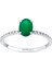 0.08 Karat Zümrüt Taşlı Pırlanta Yüzük 4