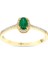 0.10 Karat Zümrüt Taşlı Pırlanta Yüzük 1