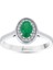 0.10 Karat Zümrüt Taşlı Pırlanta Yüzük 1