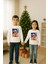 Unisex Happy New Year Yılbaşı Baskılı Yetişkin ve Çocuk Sweatshirt 3 Iplik Şardonlu Kumaş 3