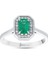 0.10 Karat Zümrüt Taşlı Pırlanta Yüzük 4