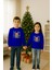 Unisex Happy New Year Yılbaşı Baskılı Yetişkin ve Çocuk Sweatshirt 3 Iplik Şardonlu Kumaş 3