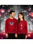 Unisex Sevgililer Günü Baskılı Yetişkin Swaetshirt 3 Iplik Şardonlu 1