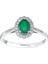 0.14 Karat Zümrüt Taşlı Pırlanta Fantezi Yüzük 4