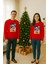 Unisex Happy New Year Yılbaşı Baskılı Yetişkin ve Çocuk Sweatshirt 3 Iplik Şardonlu Kumaş 2