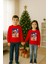 Unisex Happy New Year Yılbaşı Baskılı Yetişkin ve Çocuk Sweatshirt 3 Iplik Şardonlu Kumaş 3