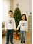 Unisex Happy New Year Yılbaşı Baskılı Yetişkin ve Çocuk Sweatshirt 3 Iplik Şardonlu Kumaş 3