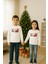 Unisex Happy New Year Yılbaşı Baskılı Yetişkin ve Çocuk Sweatshirt 3 Iplik Şardonlu Kumaş 3
