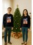 Unisex Happy New Year Yılbaşı Baskılı Yetişkin ve Çocuk Sweatshirt 3 Iplik Şardonlu Kumaş 2