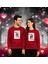 Unisex Sevgililer Günü Baskılı Yetişkin Swaetshirt 3 Iplik Şardonlu 1