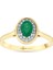 0.10 Karat Zümrüt Taşlı Pırlanta Yüzük 1