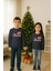 Unisex Happy New Year Yılbaşı Baskılı Yetişkin ve Çocuk Sweatshirt 3 Iplik Şardonlu Kumaş 3
