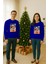 Unisex Happy New Year Yılbaşı Baskılı Yetişkin ve Çocuk Sweatshirt 3 Iplik Şardonlu Kumaş 2