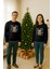 Unisex Happy New Year Yılbaşı Baskılı Yetişkin ve Çocuk Sweatshirt 3 Iplik Şardonlu Kumaş 2