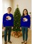 Unisex Happy New Year Yılbaşı Baskılı Yetişkin ve Çocuk Sweatshirt 3 Iplik Şardonlu Kumaş 2