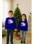 Unisex Happy New Year Yılbaşı Baskılı Yetişkin ve Çocuk Sweatshirt 3 Iplik Şardonlu Kumaş 3