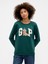 Kadın Koyu Yeşil Relaxed Gap Logo Sweatshirt 1
