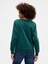 Kadın Koyu Yeşil Relaxed Gap Logo Sweatshirt 5
