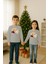 Unisex Happy New Year Yılbaşı Baskılı Yetişkin ve Çocuk Sweatshirt 3 Iplik Şardonlu Kumaş 3