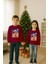 Unisex Happy New Year Yılbaşı Baskılı Yetişkin ve Çocuk Sweatshirt 3 Iplik Şardonlu Kumaş 3