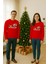 Unisex Happy New Year Yılbaşı Baskılı Yetişkin ve Çocuk Sweatshirt 3 Iplik Şardonlu Kumaş 2