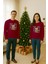 Unisex Happy New Year Yılbaşı Baskılı Yetişkin ve Çocuk Sweatshirt 3 Iplik Şardonlu Kumaş 2