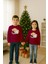 Unisex Happy New Year Yılbaşı Baskılı Yetişkin ve Çocuk Sweatshirt 3 Iplik Şardonlu Kumaş 3