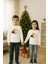Unisex Happy New Year Yılbaşı Baskılı Yetişkin ve Çocuk Sweatshirt 3 Iplik Şardonlu Kumaş 3