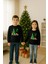 Unisex Happy New Year Yılbaşı Baskılı Yetişkin ve Çocuk Sweatshirt 3 Iplik Şardonlu Kumaş 3