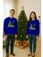 Unisex Happy New Year Yılbaşı Baskılı Yetişkin ve Çocuk Sweatshirt 3 Iplik Şardonlu Kumaş 2