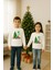 Unisex Happy New Year Yılbaşı Baskılı Yetişkin ve Çocuk Sweatshirt 3 Iplik Şardonlu Kumaş 3