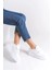 Valencıa Bağcıksız Cırt Cırtlı Ortopedik Taban Kadın Sneaker Spor Ayakkabı Cbt - Beyaz 2