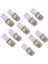 10X T10 194 168 W5W 5 Smd 5050 LED Gece Ampul Lambası Ksenon Beyaz Araba (Yurt Dışından) 1