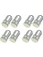 8pcs 6000K Beyaz 1157 50SMD Kayalı Fren LED Işıklar Ampul BAY15D 12V (Yurt Dışından) 1