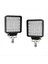 4 Inç Kare LED Iş Işığı 2pcs 90W Sel Lambası Offroad Ağır Ekipman Araçları Kamyon Traktör Arabası Tekne Atv Utv (Yurt Dışından) 2