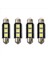 8x Smd LED Festoon 39 mm Canbus C5W 12V 3 Güç Smd Plakası ve Okuma Işığı - Bmw 3 Serisi 5 Serisi Beyaz (Yurt Dışından) 1