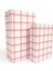 Kırmızı Ekose Desenli 2’li Hediye Kutusu Seti 1