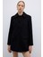 Yün ve Kaşmir Karışımlı Kaban Siyah K2619013_001 1