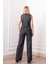 Yan Şerit Detaylı Yelek ve Beli Lastikli Pantolon Takım 1168 4