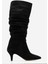 Kadın Körüklü Çizme Siyah Süet 2