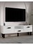 1327DROPCT-32 Tv Sehpası Beyaz-Siyah 7