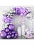 - Zincir Balon Set (Krom Mor- Lila - Krom Gümüş 3 Renk 60 Adet + Balon Zinciri) 1
