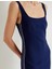 Mini Bodycon Elbise Sırt Dekolteli Kolsuz Yanları Şerit Detaylı 5